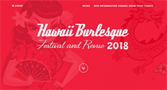 Desktop Screenshot of hawaiiburlesquefestival.com